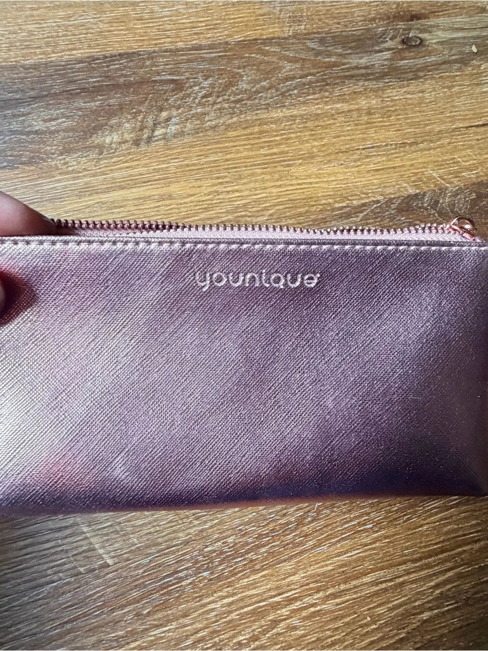 Younique Touch Stick Foundation Chenille + Makeup Bag